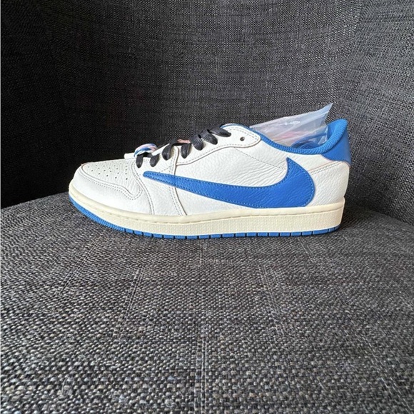 Nike Other - Jordan 1 Retro Low OG SP Fragment x Travis Scott (Sail/blue)